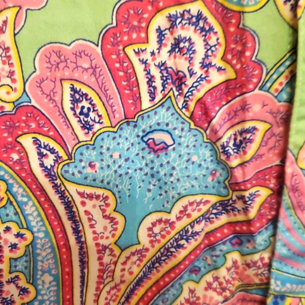 LAUREN SIZE XL  Paisley Long Sleeve Shirt - Picture 3 of 5